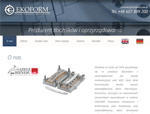 Tablet Screenshot of ekoform.com.pl